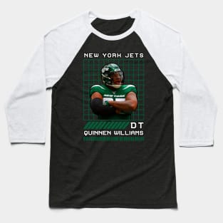 QUINNEN WILLIAMS - DT - NEW YORK JETS Baseball T-Shirt